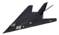 WEST WINGS A-WW06 F117A STEALTH FIGHTER - BALSA KIT, RUBBER POWERED